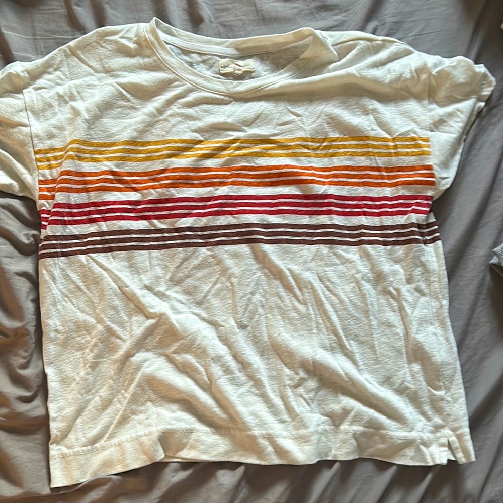 Rainbow crop top